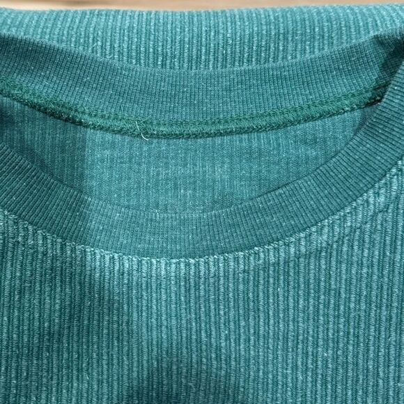 Rochacha Green Cord Pullover Sweatshirt Women’s Large - Picture 4 of 4